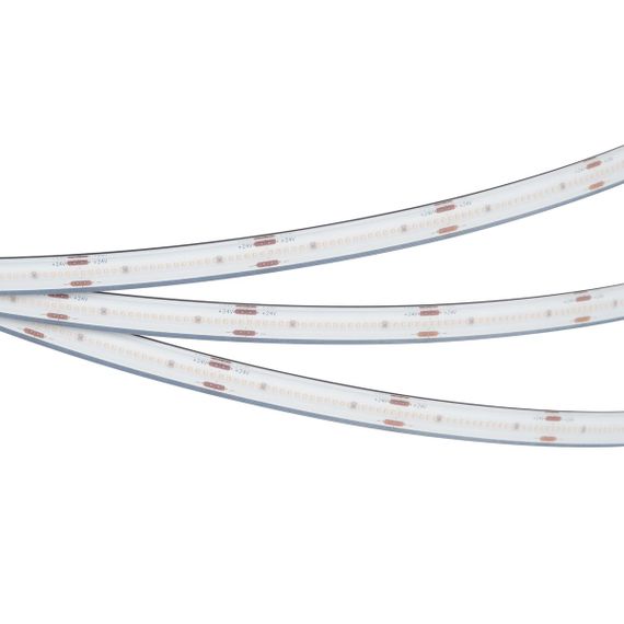 Светодиодная влагозащищенная лента Arlight 4W/m 480Led/m CSP теплый белый 5M герметичная CSP-PFS-X480-10mm 24V Warm3000 045044