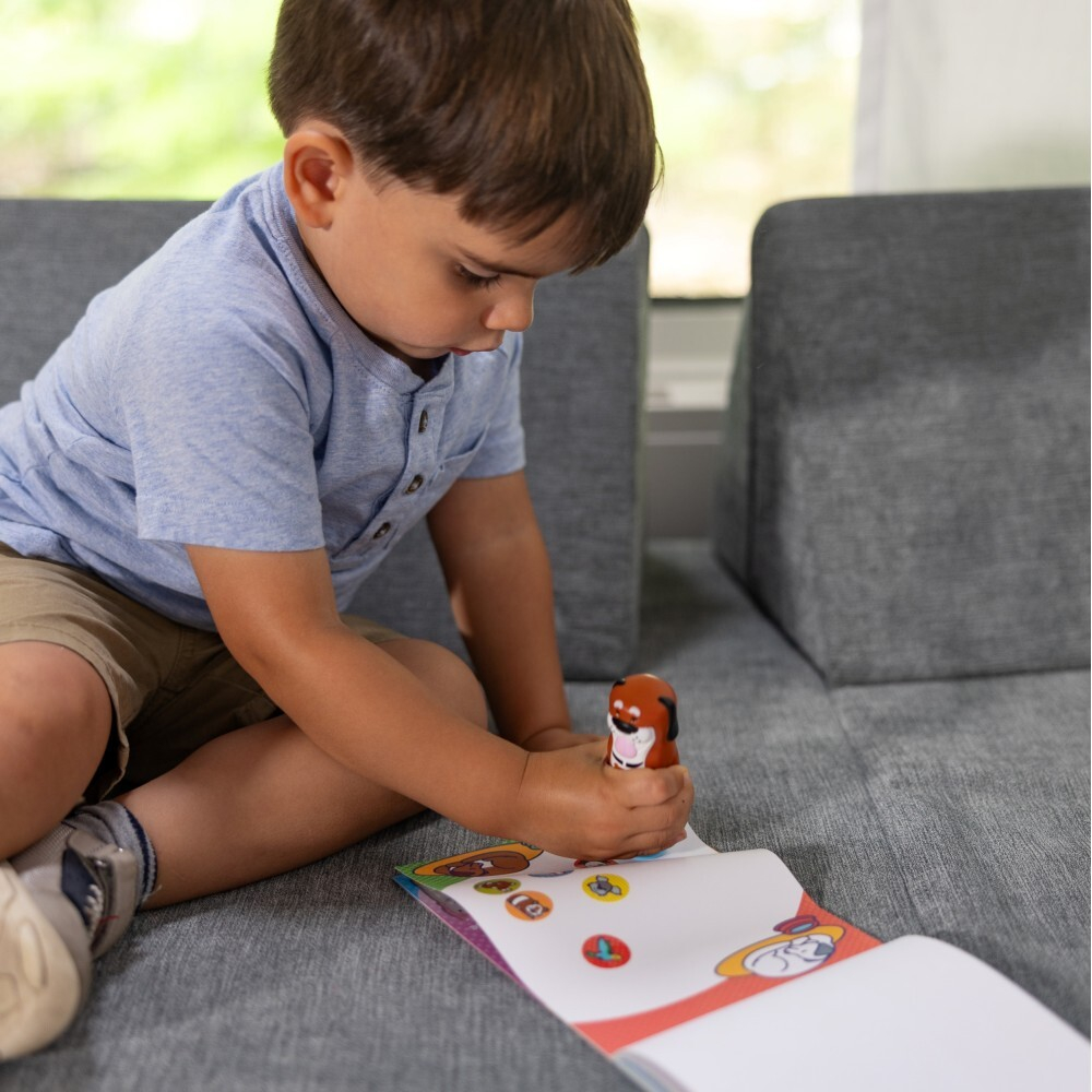 Melissa & Doug - STEMPEL WITH STICKERS Собака + буклет Sticker Wow! 20155249