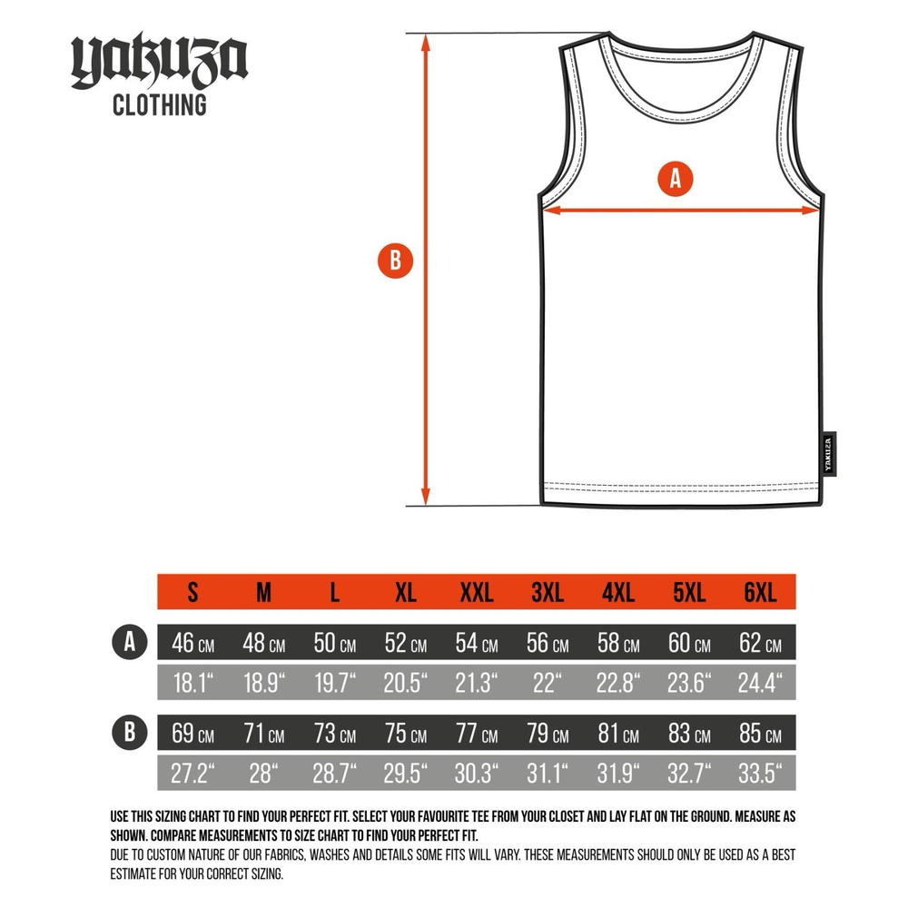 Майка YAKUZA Creepy Slim Tanktop Black