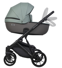 Детская коляска Riko Basic Montana Ecco 2 в 1 30 Green-Grey