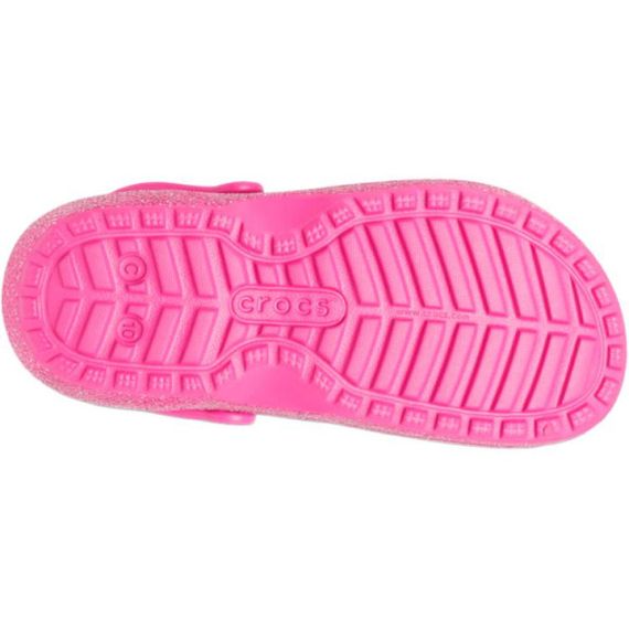 Crocs Classic Lined Glitter Clog 'Pink'