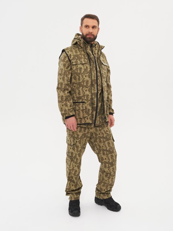 Костюм летний Тайга-3 ткань Твил-Пич цвет Ряска