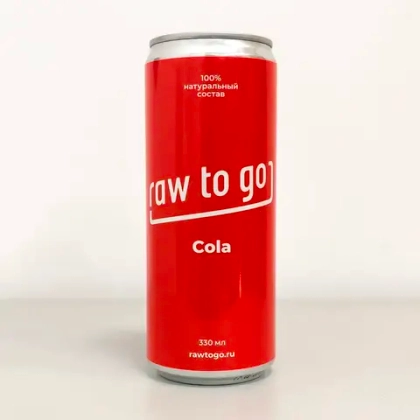Напиток газированный "Кола" Raw to Go, 330 мл