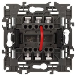 Выключатель ЭРА Elegance 14-1104-01 двойной 10АХ-250В IP20 белый