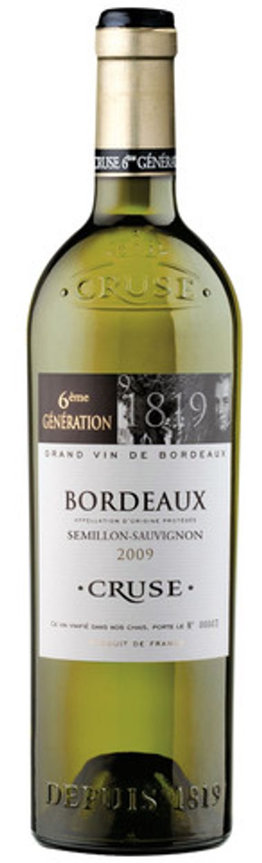 Вино Круз 6-е поколение Семийон Совиньон белое сухое 0,75л