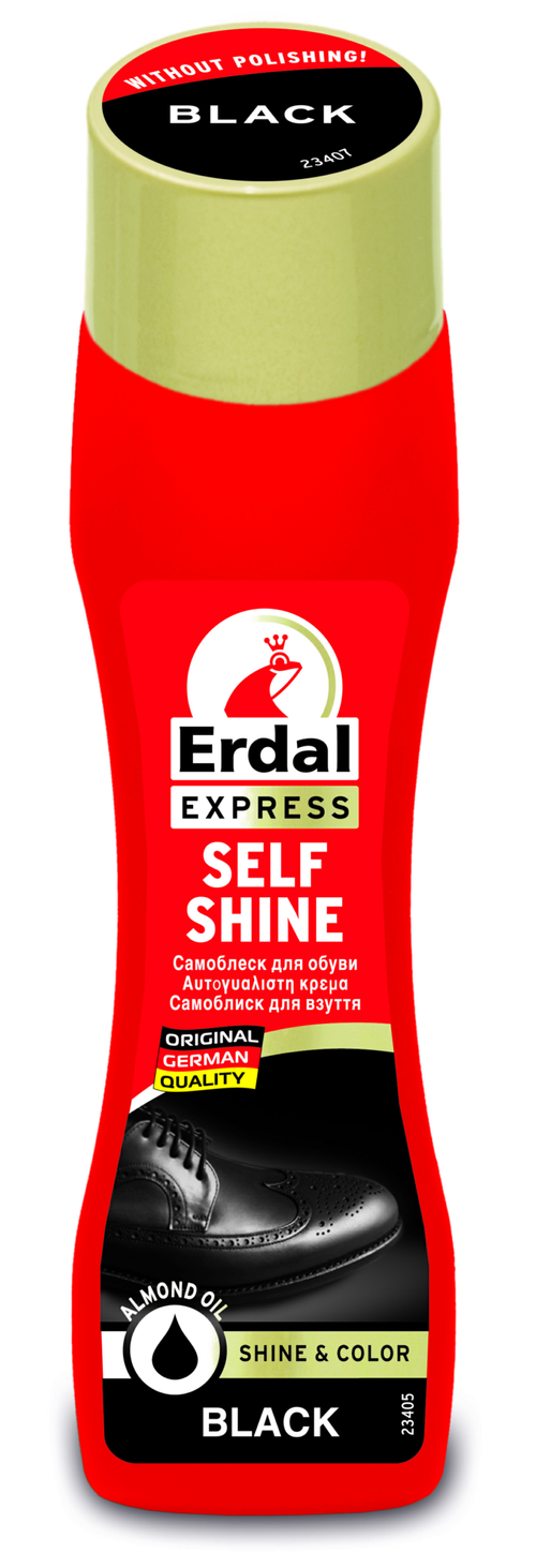 ERDAL САМОБЛЕСК ДЛЯ ОБУВИ 75ГР (ЧЕРНЫЙ) АРТ 6428