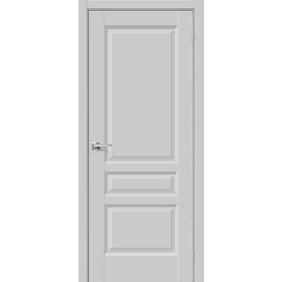 Купить Межкомнатная дверь ПЭТ Неоклассик-34 Grey Silk глухая