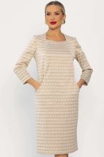 Платье Настроение (бежевое) П13744-19М LT Collection