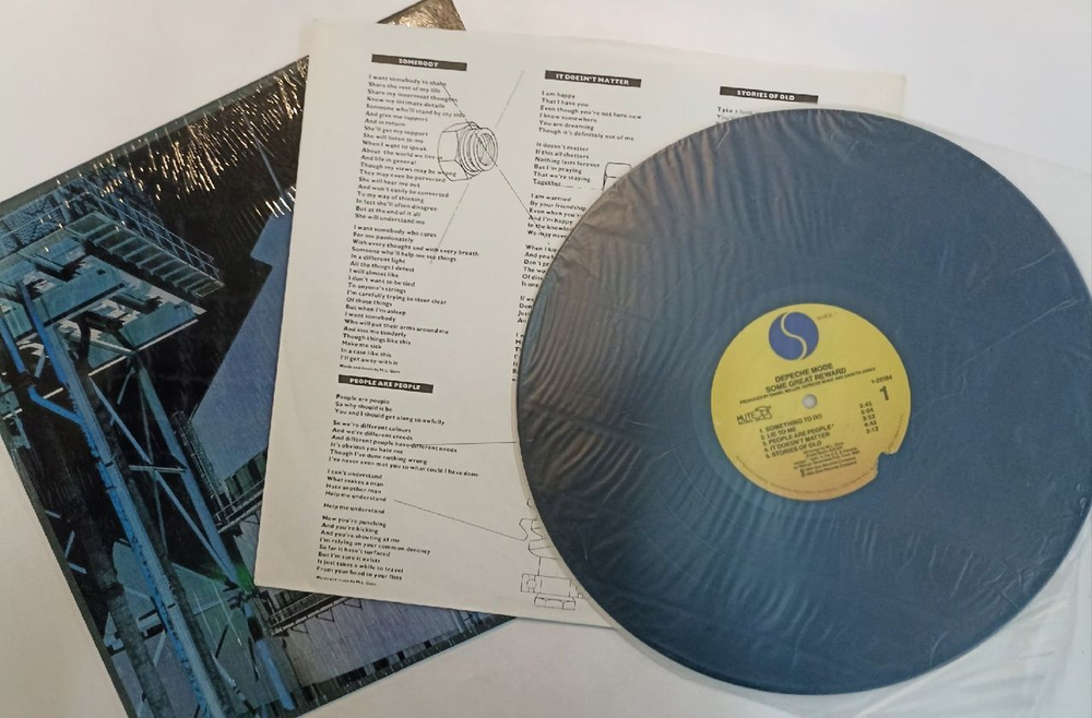 Винтажная виниловая пластинка Depeche Mode Some Great Reward (USA 1984)