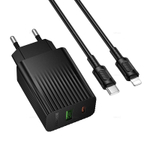 Зарядное устройство для Lightning PD30W+QC3.0 Borofone BAS76A (black)