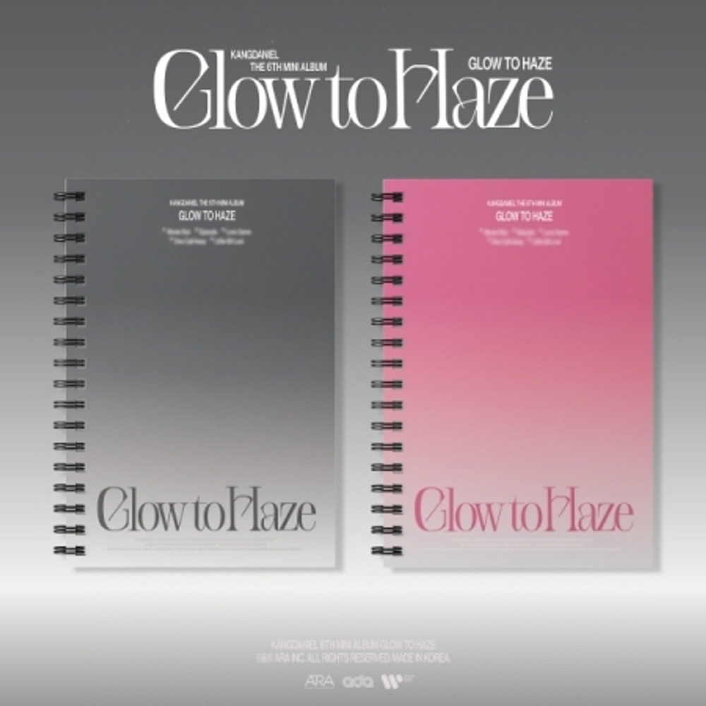 Альбом KANG DANIEL - GLOW TO HAZE 6th Mini Album PHOTO BOOK 2 Version SET