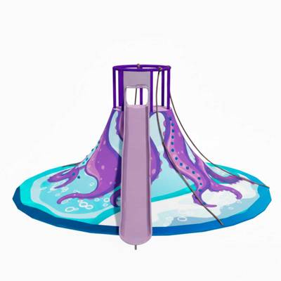 Горка скалодром «Лава-Спуск» 10×10×4,4 м