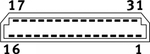 NEBM-F1W31-XC-0.5-F1N-DF1W31 Кабель электродвигателя