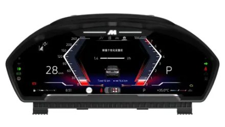 Электронная панель приборов BMW F10/F18/F02/F25/F15/F16 (F chassis) 5/6/7 series и X3/X4/X5/X6 2010-2017 - Carmedia ZH-B152 экраном QLED