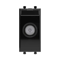 Розетка TV оконечная модульная, "Avanti", "Черный квадрат", 1 модуль