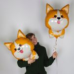 Шар (32''/81 см) Фигура, Корги, 1 шт. в упак.