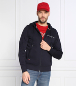 Худи tommy logo fur lined hoody Tommy Hilfiger - темно-синий(MW0MW27841)