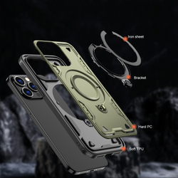 Чехол Magneto Case с кольцом для iPhone 15 Pro Max