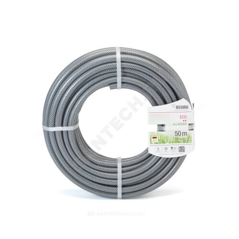Шланг поливочный армированный Дв 13 (1/2") бухта 20м ECO Rehau 10977761600