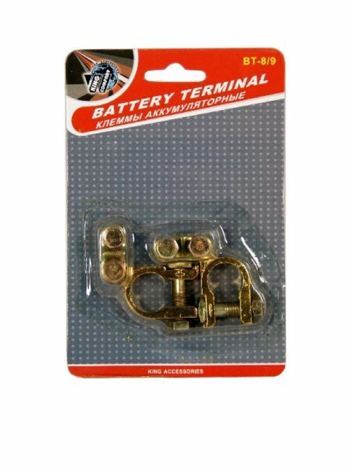 Клеммы аккумулятора /европейский стандарт/ бронзовые (Nova Bright)