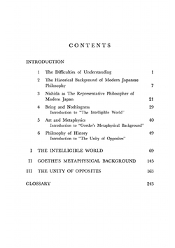 Intelligibility and the philosophy of nothingness. Three philosophical essays | K.Nishida