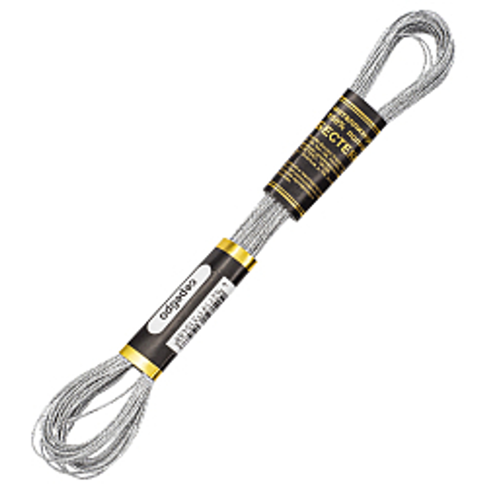 Мулине металлизированное, 'Bestex', 8м, E168 серебро