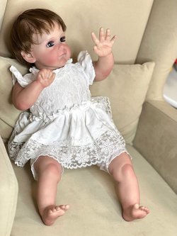 Кукла Реборн мягконабивная 60см в пакете (FA-596)