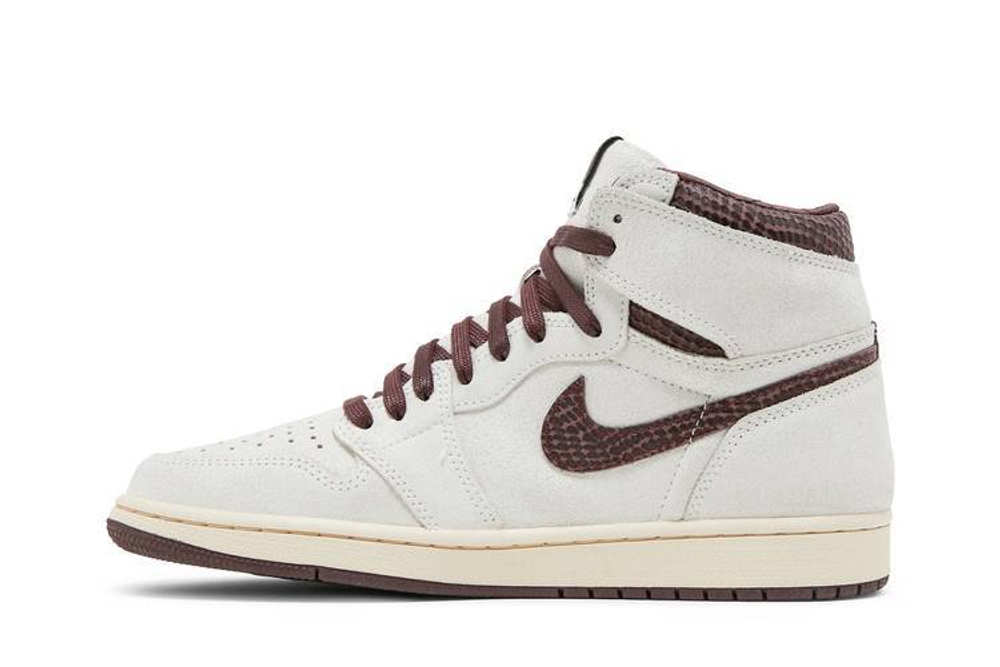 Кроссовки A Ma Manire X Jordan Air Jordan 1 Retro High Og Sp "Sail And Burgundy"
