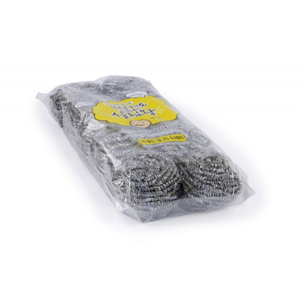 Мочалка для мытья посуды из нержавеющей стали Insan Stainless steel Scrubber 10шт