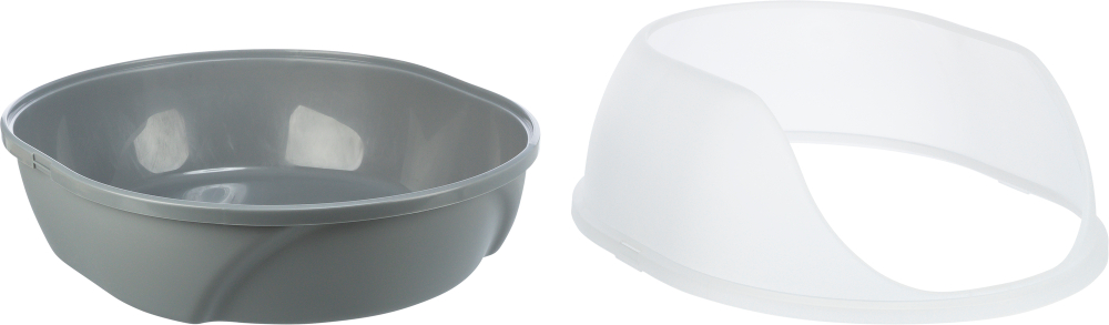 Туалет для кошки с высоким бортиком, Simao, 48 х 30 х 58 cm, серый, Trixie