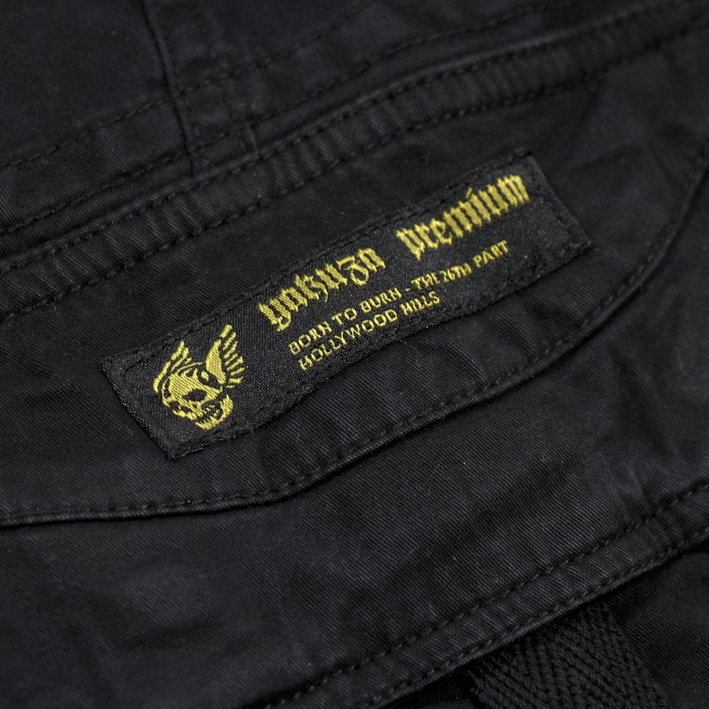 Карго брюки черные Yakuza Premium 3752