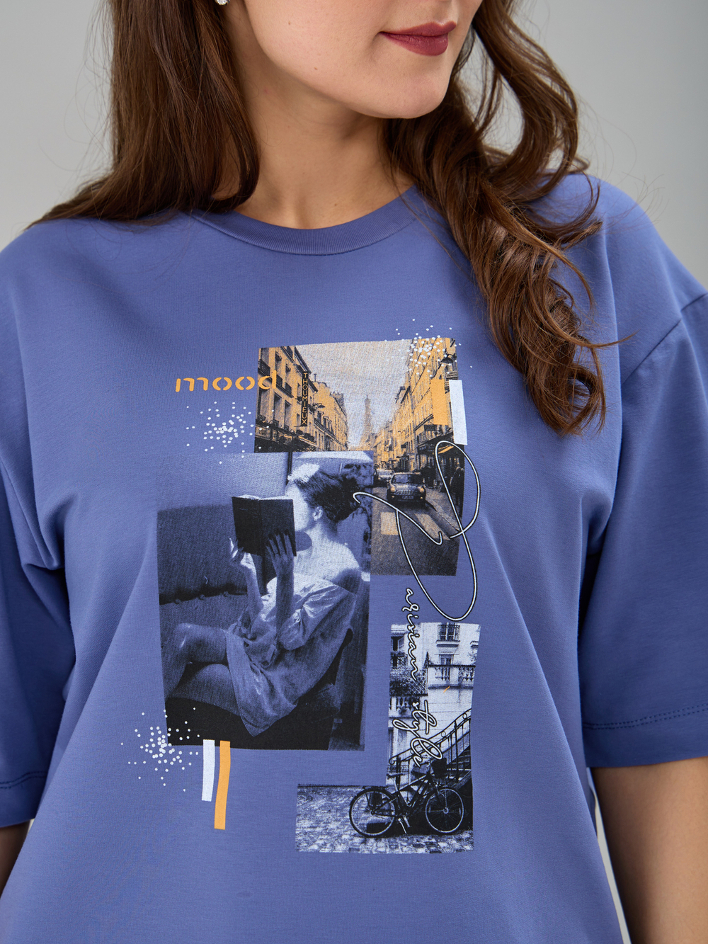 Костюм с шортами КНф-101П/сиреневый