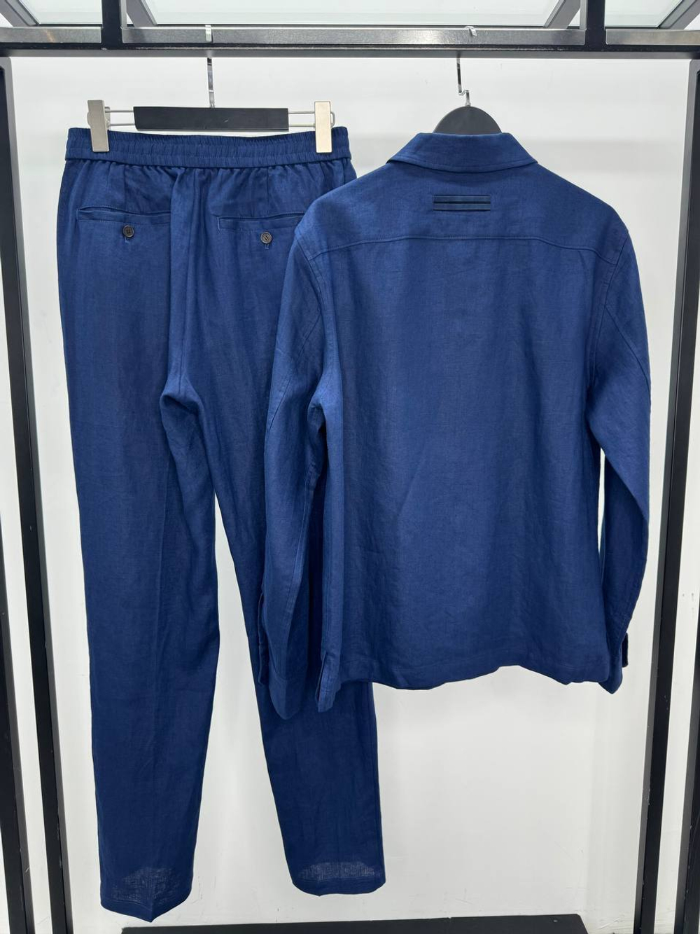 Льняной костюм Zegna