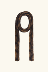 Шарф меховой (Gorgette), коричневый