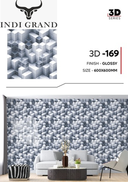 Керамогранит 3D 60х60 glossy - 169