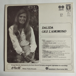 Винтажная виниловая пластинка LP Dalida Gigi Lamoroso (Бельгия 1974)