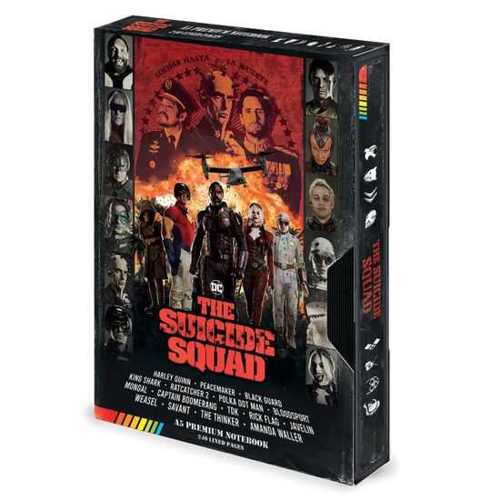 Записная книжка Suicide Squad (Retro) Vhs Premium Notebook A5 SR73468