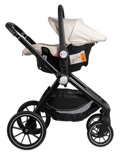 Детская коляска Farfello Belleza 3 в 1 2025 жемчужный