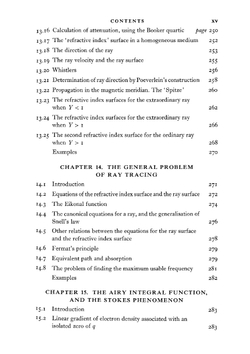 Radio waves in the ionosphere | K.G. Budden