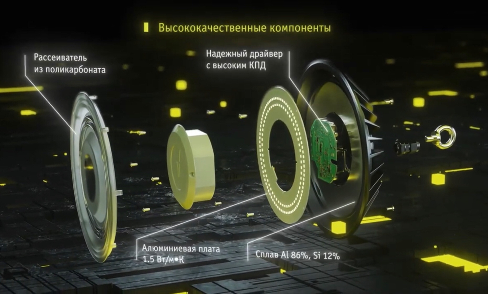 Светильник LED ДСП для высоких пролетов 100Вт 5000К 13500Лм 90гр. NHB-P7 Navigator 82416