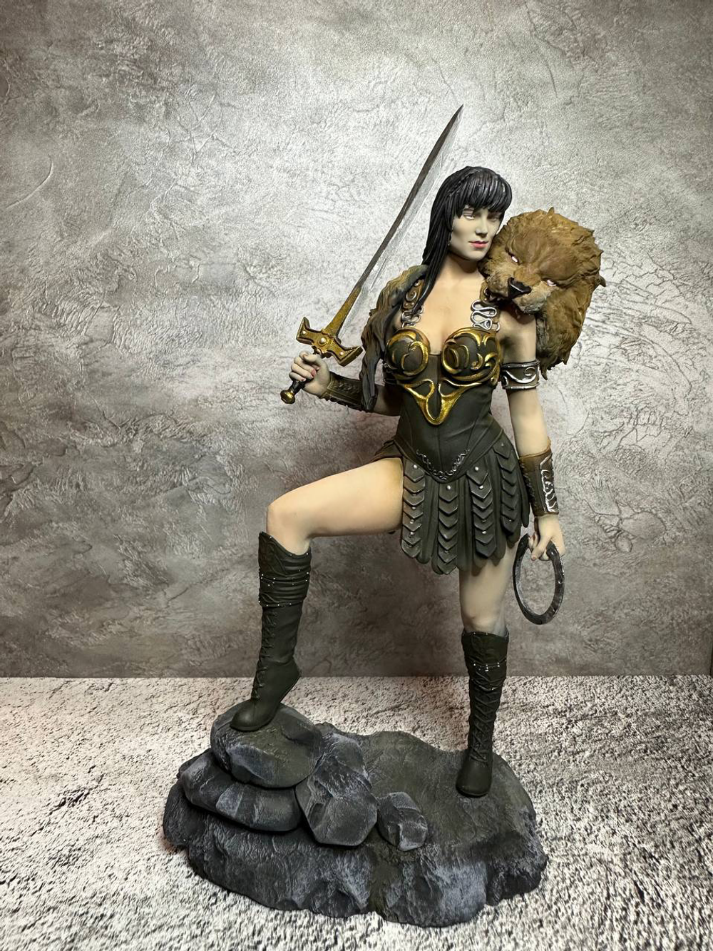 Зена королева воинов Xena Warrior Princess v.3 фигурка (окрашена)