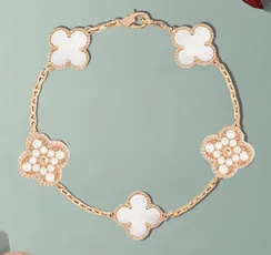 Винтажный браслет Van Cleef & Arpels Alhambra, 5 мотивов