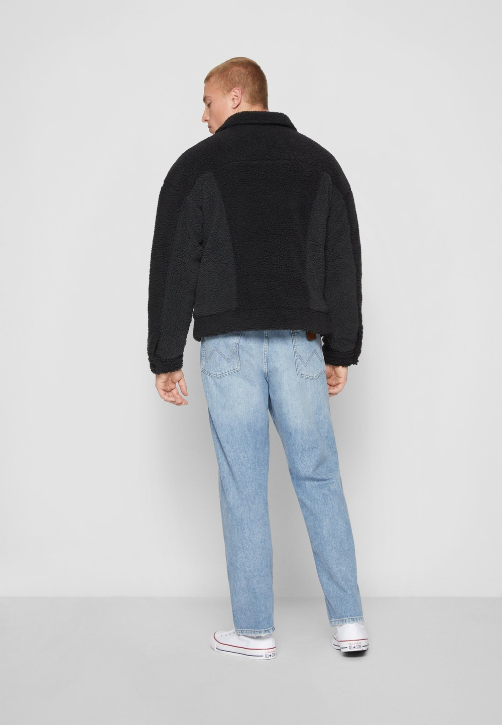 Куртка утепленная мужская WRANGLER SHERPA JACKET FADED BLACK