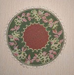 Декоративная сервировочная салфетка (d 30) Оазис