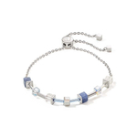 Браслет Coeur de Lion Silver-blue 5074/30-0700 цвет голубой, серебряный