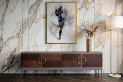 Тумба под ТВ 4-х дверная шпон 200x58x40см Garda Decor