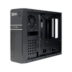 Корпус BaseTech SL-01, БП:400W, mATX, чёрный, 2xUSB3 (BT-SL01B-400W)