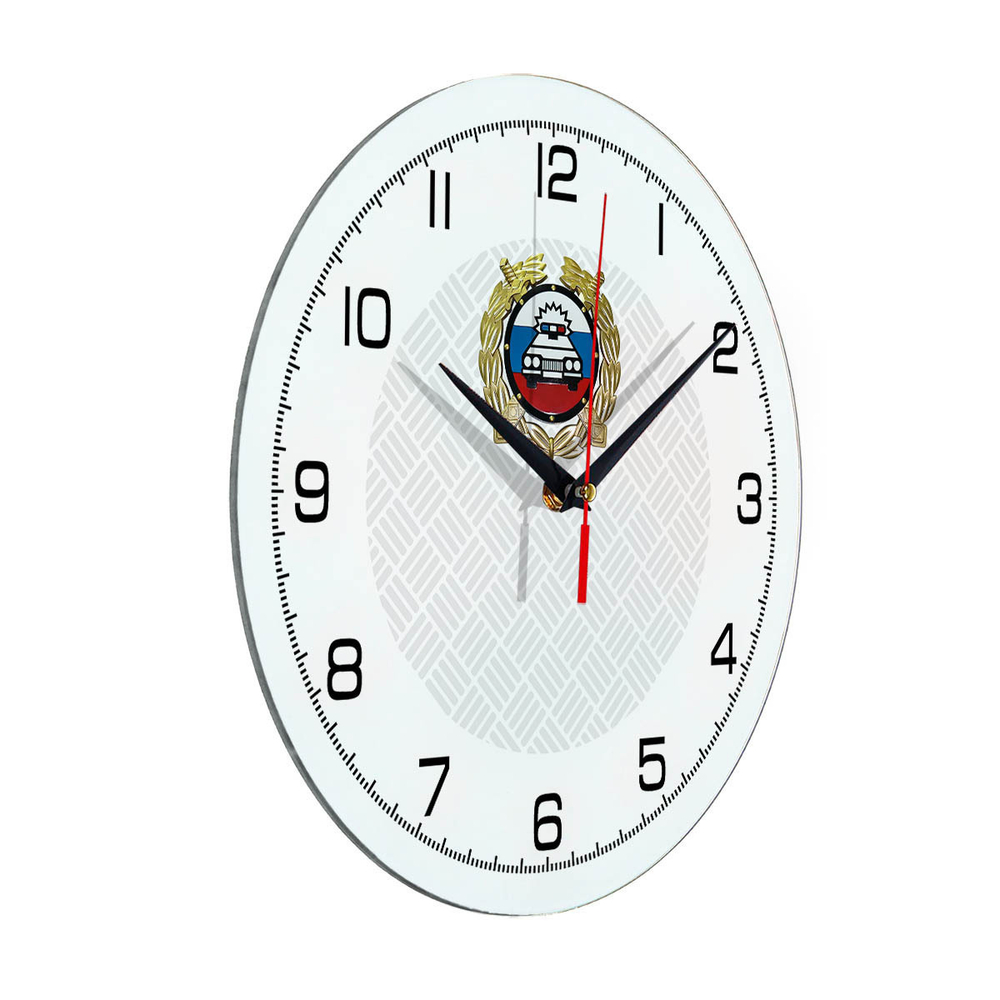 Настенные часы "Эмблема ГИБДД 54"