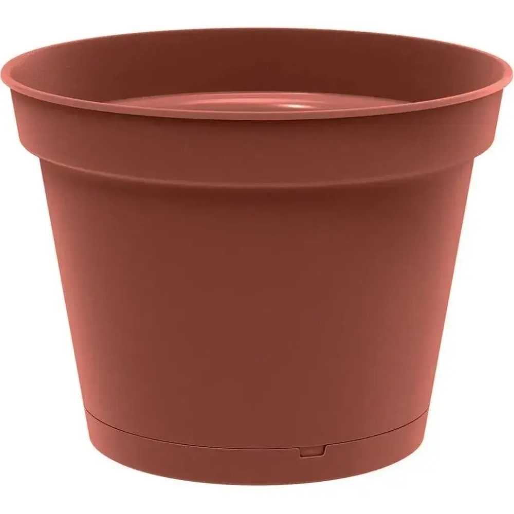Горшок для цветов Mint D120мм, 0,7л с поддоном (терракотовый)