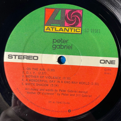 Винтажная виниловая пластинка LP Peter Gabriel On The Air (USA 1978)
